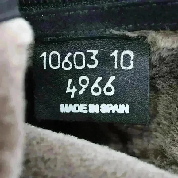 Sendra 10603 Cortez Women's Black Suede Leather With Shearling Boots Size US 10 - Picture 9 of 11